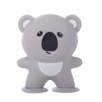 A koala shaped stress toy in a standing position.