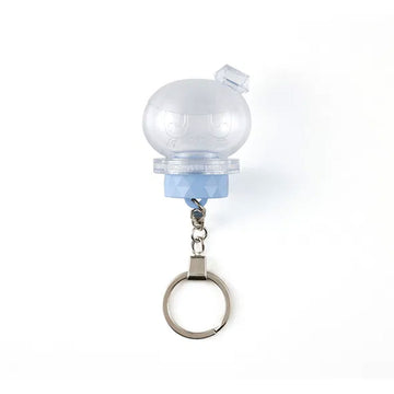 A mini light stick attached to a key ring.