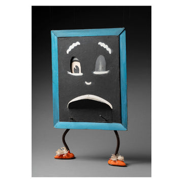 A postcard with a photo of Blackboard from Mr Squiggle.