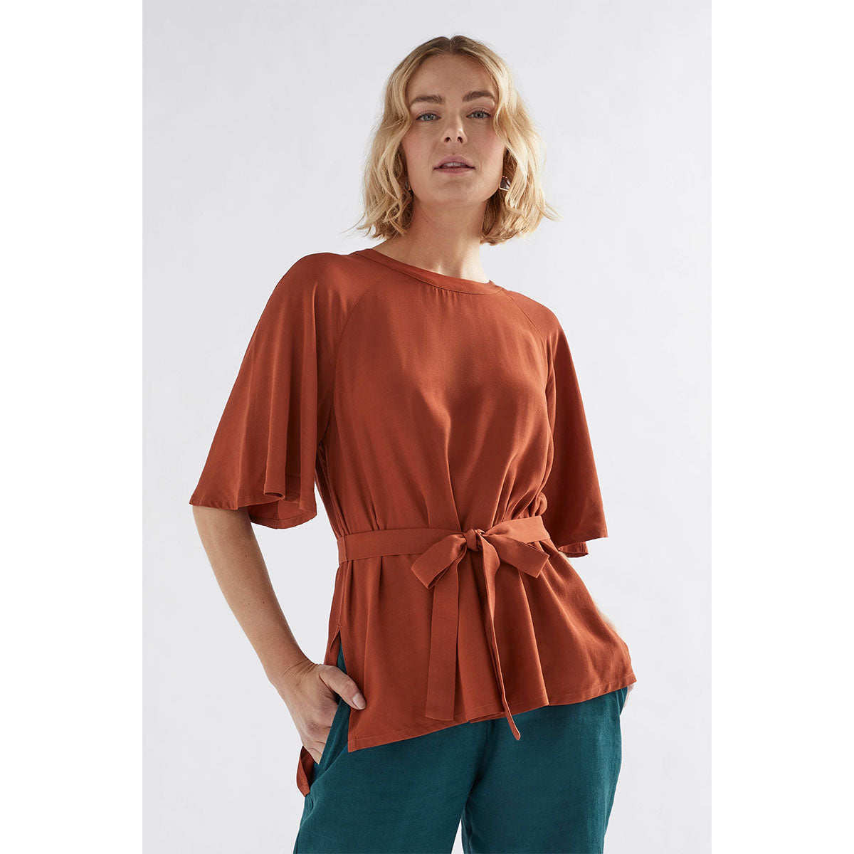 Top with Wide Sleeves