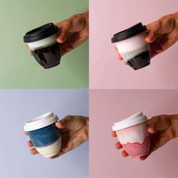 Travel Cup Small 240ml Assorted - Pottery for the Planet