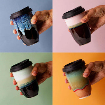 Travel Cup Large 480ml Assorted - Pottery for the Planet
