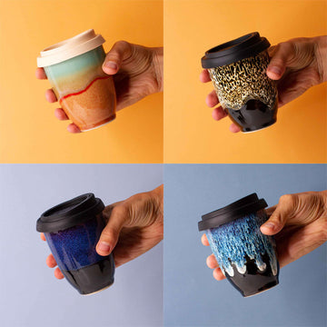 Travel Cup Regular 350ml Assorted - Pottery for the Planet
