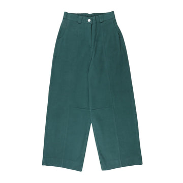 Green pants on a white background.