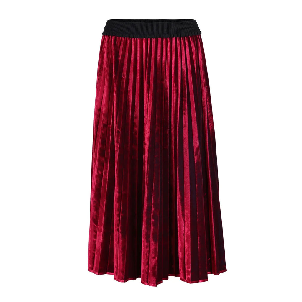 Mirage Velvet Pleated Skirt Fuchsia - Olga De Polga – National Museum ...