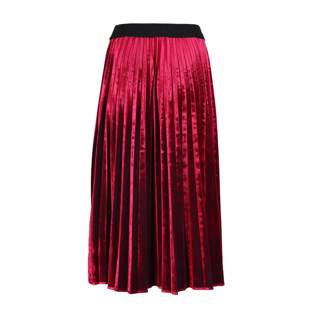 Mirage Velvet Pleated Skirt Fuchsia - Olga De Polga – National Museum ...