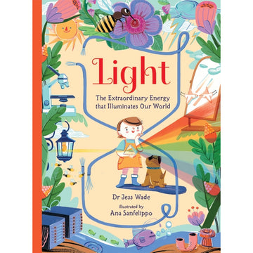 Book cover of 'Light' with colorful illustrations and text.