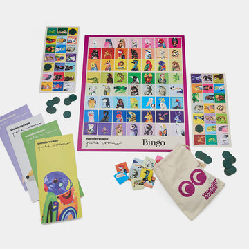 A board game titled 'Pete Cromer Bingo' with illustrations of animals by Pete Cromer.