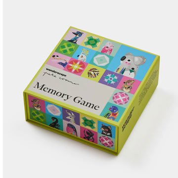 A box titled 'Pete Cromer Memory Game' with illustrations of Australian animals by Pete Cromer.