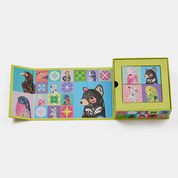 A box titled 'Pete Cromer Memory Game' with illustrations of Australian animals by Pete Cromer.