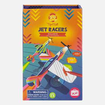 A box titled 'Jet Racers' with an image of coloured plants on the front.