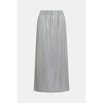 Silver skirt on a white background.