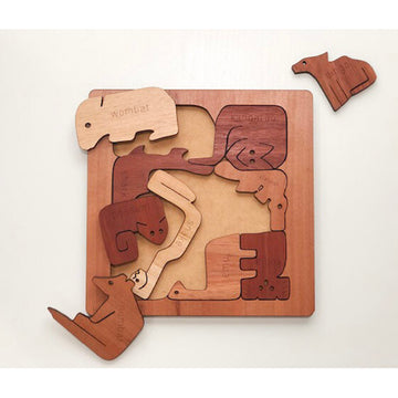 Puzzle Square Animals - Buttonworks