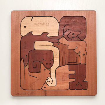 Puzzle Square Animals - Buttonworks