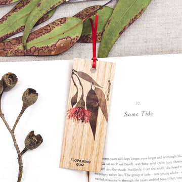 Bookmark Flowering Gum Coloured - Buttonworks