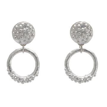 Earrings Bumpy Studs Silver - Bec Stern
