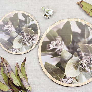 Trivet Mini Botanic Grey Gum Coloured - ButtonWorks