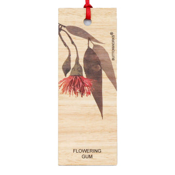 Bookmark Flowering Gum Coloured - Buttonworks
