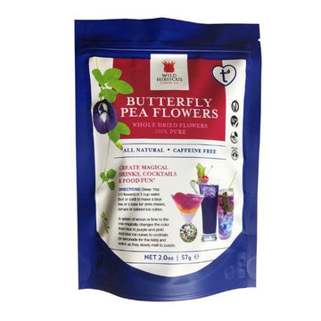 Butterfly Pea Flowers Whole Dried Flowers - Wild Hibiscus