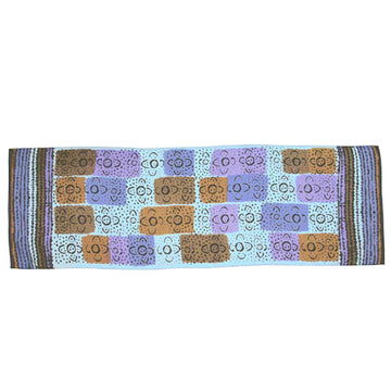 Scarf Judy Martin Flower Blossoms Blue - Outstations