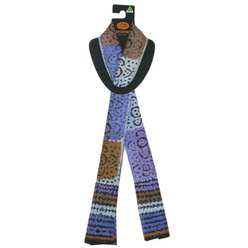 Scarf Judy Martin Flower Blossoms Blue - Outstations