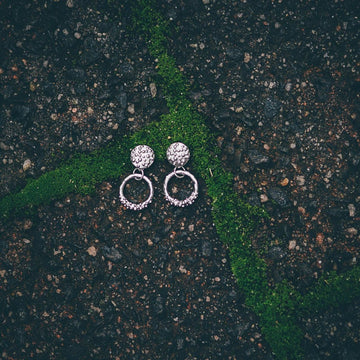 Earrings Bumpy Studs Silver - Bec Stern