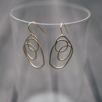 Earrings Swirl Gold - Bec Stern