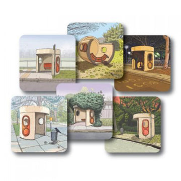 Coasters Beautiful Bus Shelters of Canberra - Trevor Dickinson