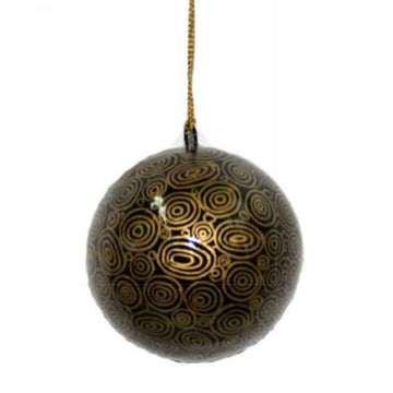 Christmas Bauble Seven Sisters Black - Better World Arts