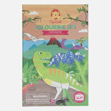 Colouring Set Dinosaurs - Tiger Tribe