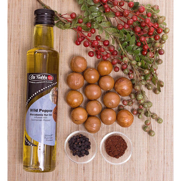 Wild Pepper Macadamia Nut Oil - Oz Tukka - 250ml