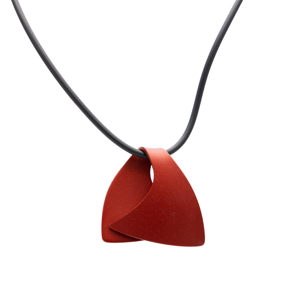 Neckpiece Cube Black Red - FINK main image 0