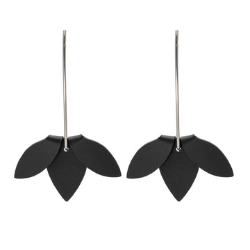 Earrings Black Flip/Point - Fink
