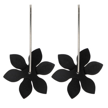 Earrings Black Propeller/Point - Fink