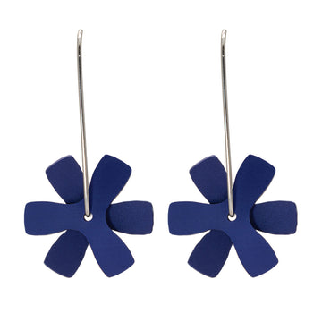 Earrings Blue Propeller/Flat - Fink