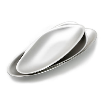 Tidal Bowl set of 3 Silver - FINK