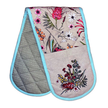 Double Mitt Native Floral Print - Branded Ideas