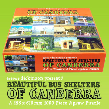 Jigsaw Puzzle Beautiful Bus Shelters of Canberra 1000pc - Trevor Dickinson