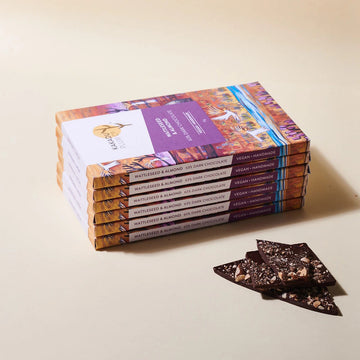 Chocolate Wattle Seed and Almond Dark Chocolate - Kakadu Plum Co.