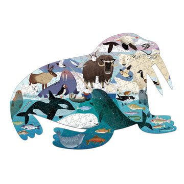 Puzzle Shaped Arctic Life 300pc