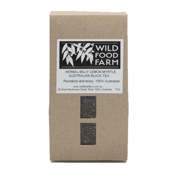 Brown packet shown with a product label and two small clear windows showing the product inside.