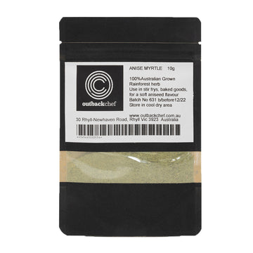 Black packet with a product label and clear window showing the product inside.