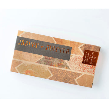 Chocolate Brandy and Orange Dark Chocolate 70g - Jasper & Myrtle