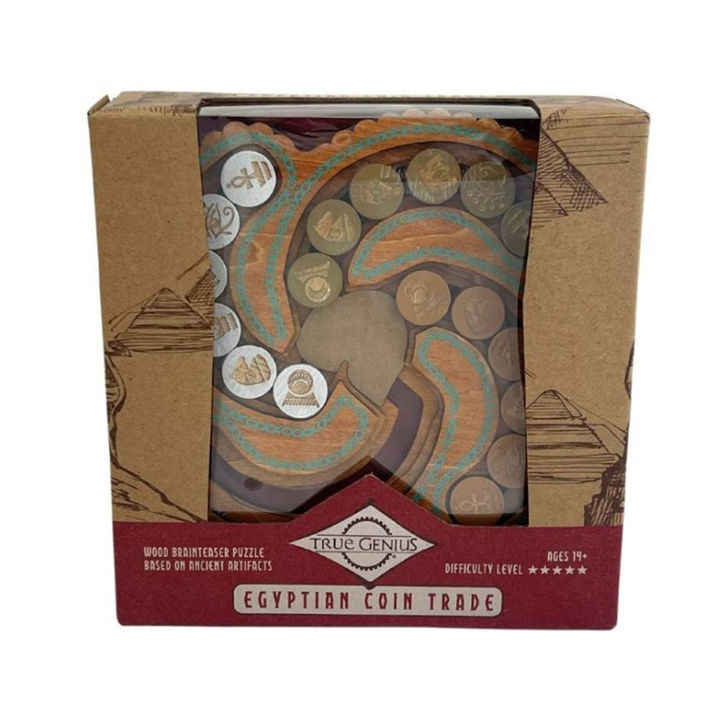 Puzzle Rompicapo Egyptian Coin Trade - Gioco In Legno Project Genius - Foto 2