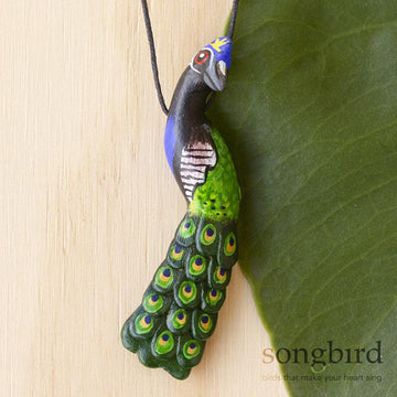 Necklace Peacock Whistle - Songbird
