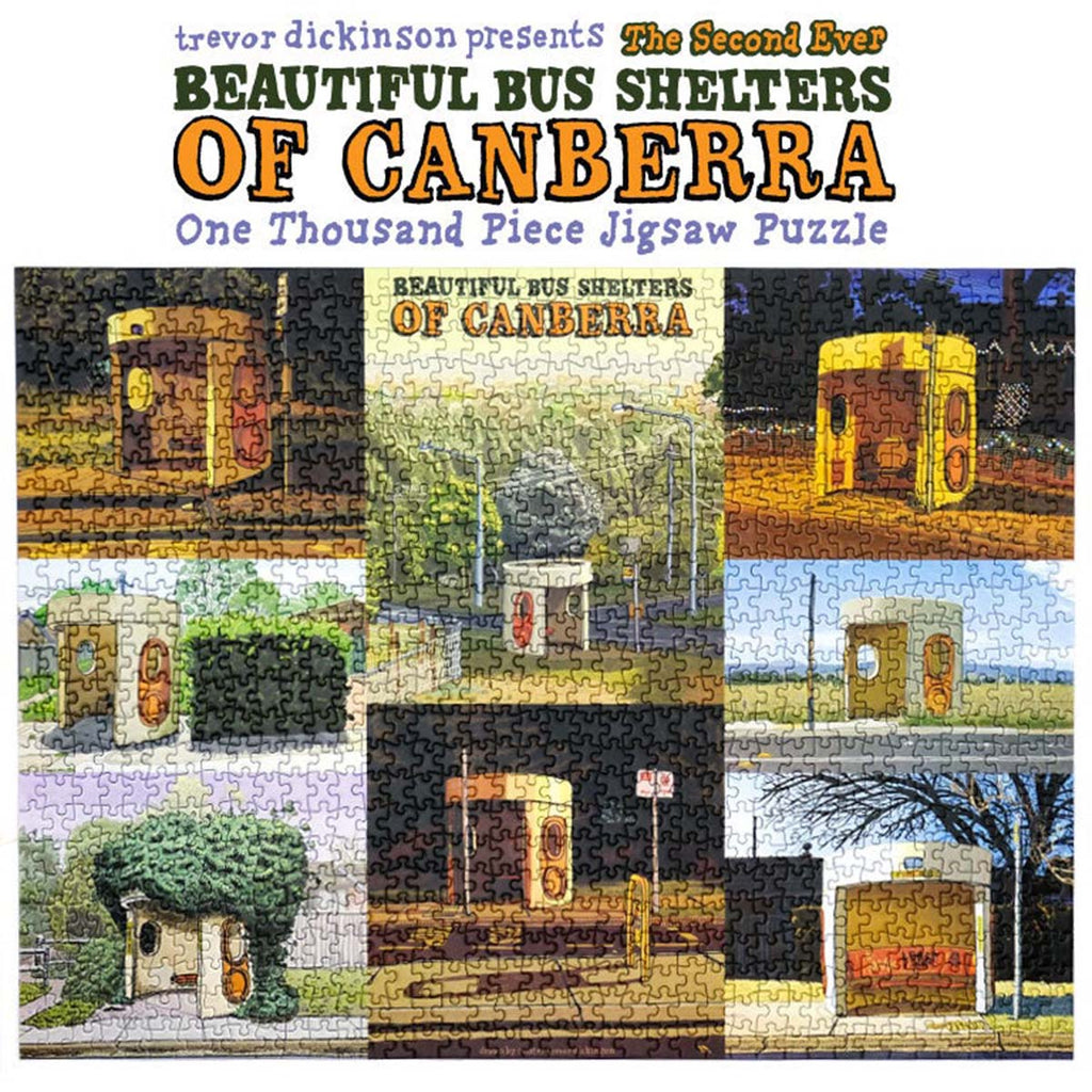 Jigsaw Puzzle The Second Ever Beautiful Bus Shelters of Canberra 1000pc