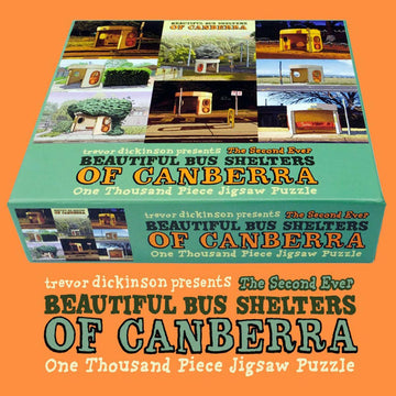 Jigsaw Puzzle The Second Ever Beautiful Bus Shelters of Canberra 1000pc - Trevor Dickinson