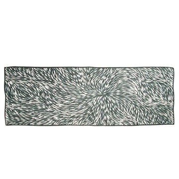 Silk Scarf Jeannie Petyarre Black & White - Utopia