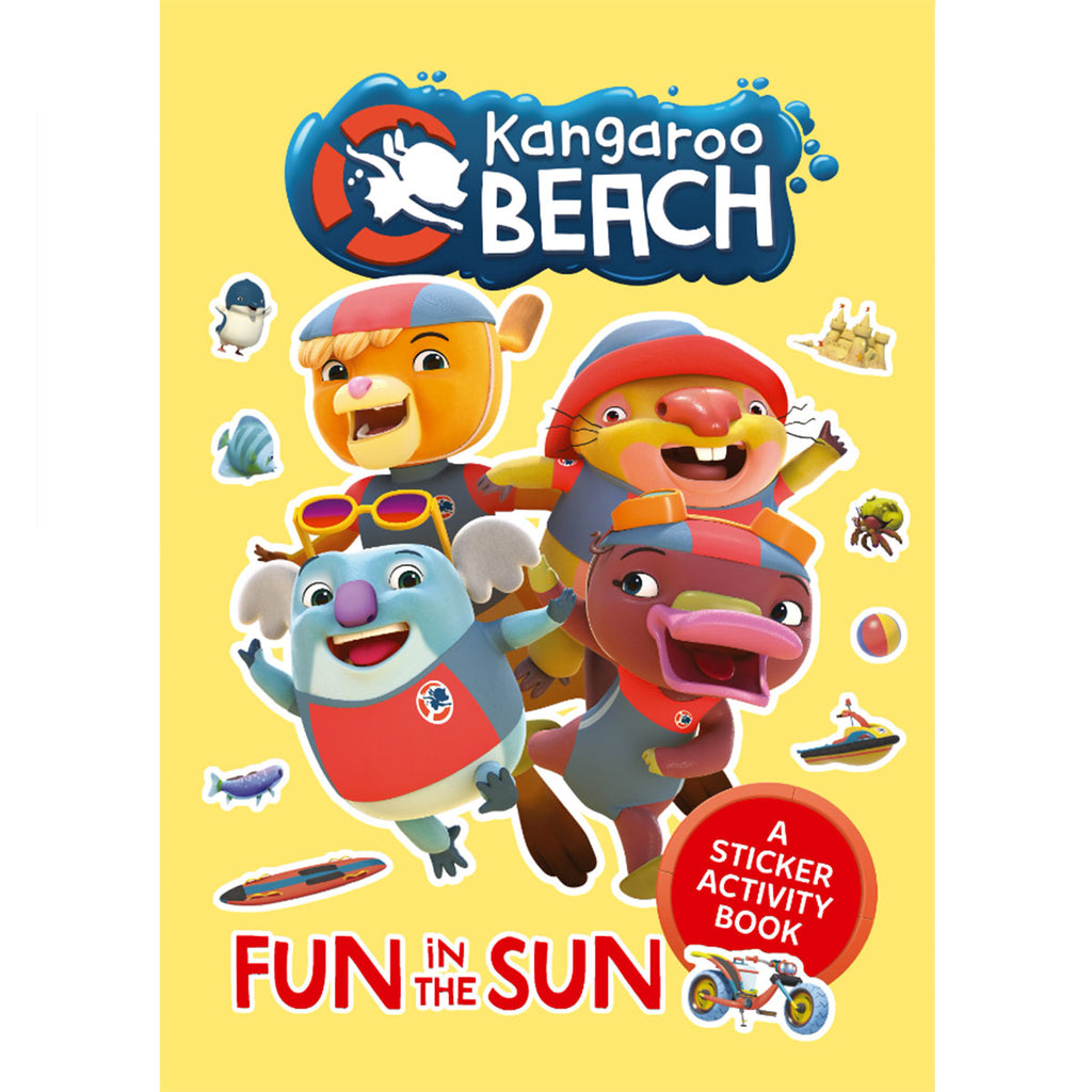 Kangaroo Beach Fun in the Sun A sticker activity book National