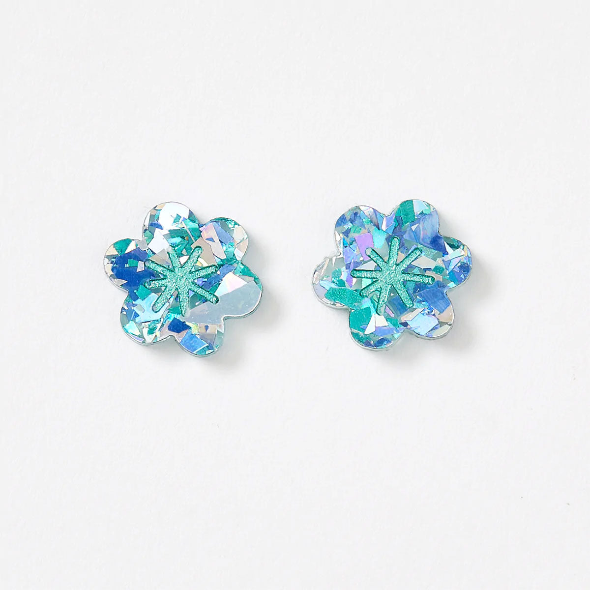 Aqua earrings clearance studs